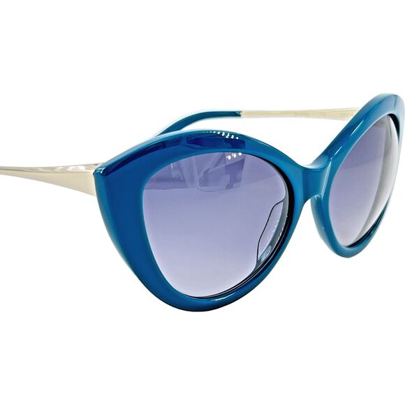 Zac Posen Shelly Womens Sunglass TE Teal w Gray Gradient - Picture 5 of 5